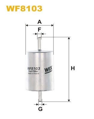 WIX FILTERS WF8103 Fuel filter 7700820375