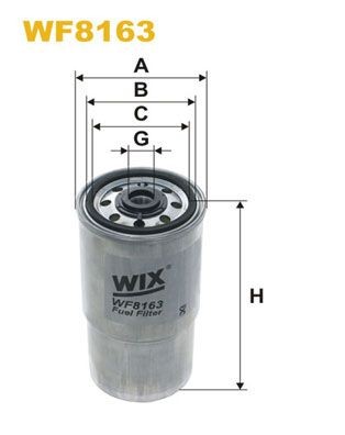 WIX FILTERS WF8163 Fuel filter Spin-on Filter