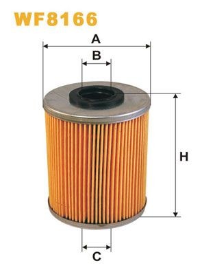 WIX FILTERS Filter Insert Height: 92mm Inline fuel filter WF8166 buy