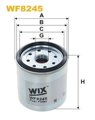 WIX FILTERS WF8245 Fuel filter Spin-on Filter