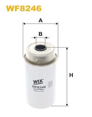 WIX FILTERS WF8246 Fuel filter 2C119176BA