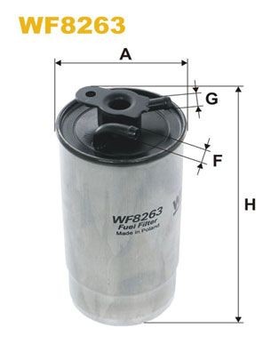 WIX FILTERS WF8263 Fuel filter 1332 7785 350