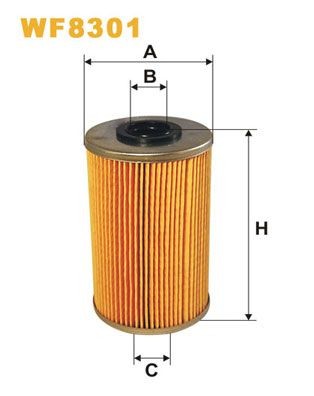 WIX FILTERS Filter Insert Height: 120mm Inline fuel filter WF8301 buy