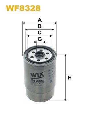 WIX FILTERS WF8328 Filtro carburante 71731829