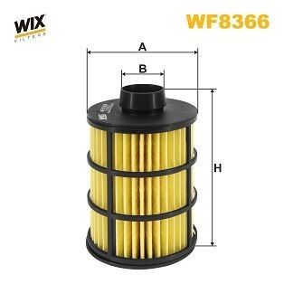 WIX FILTERS WF8366 Fuel filter 16 31 48 78 80