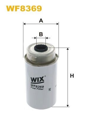 WIX FILTERS WF8369 Fuel filter 4669224