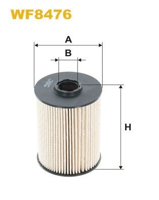 WIX FILTERS Filter Insert Height: 113mm Inline fuel filter WF8476 buy