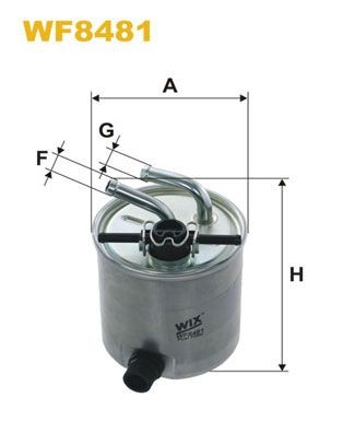 WIX FILTERS WF8481 Fuel filter 16400-EC00D
