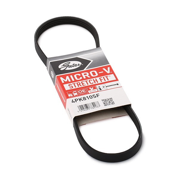 Drive belt GATES Micro-V® Stretch Fit® 810mm, 4 - 4PK810SF