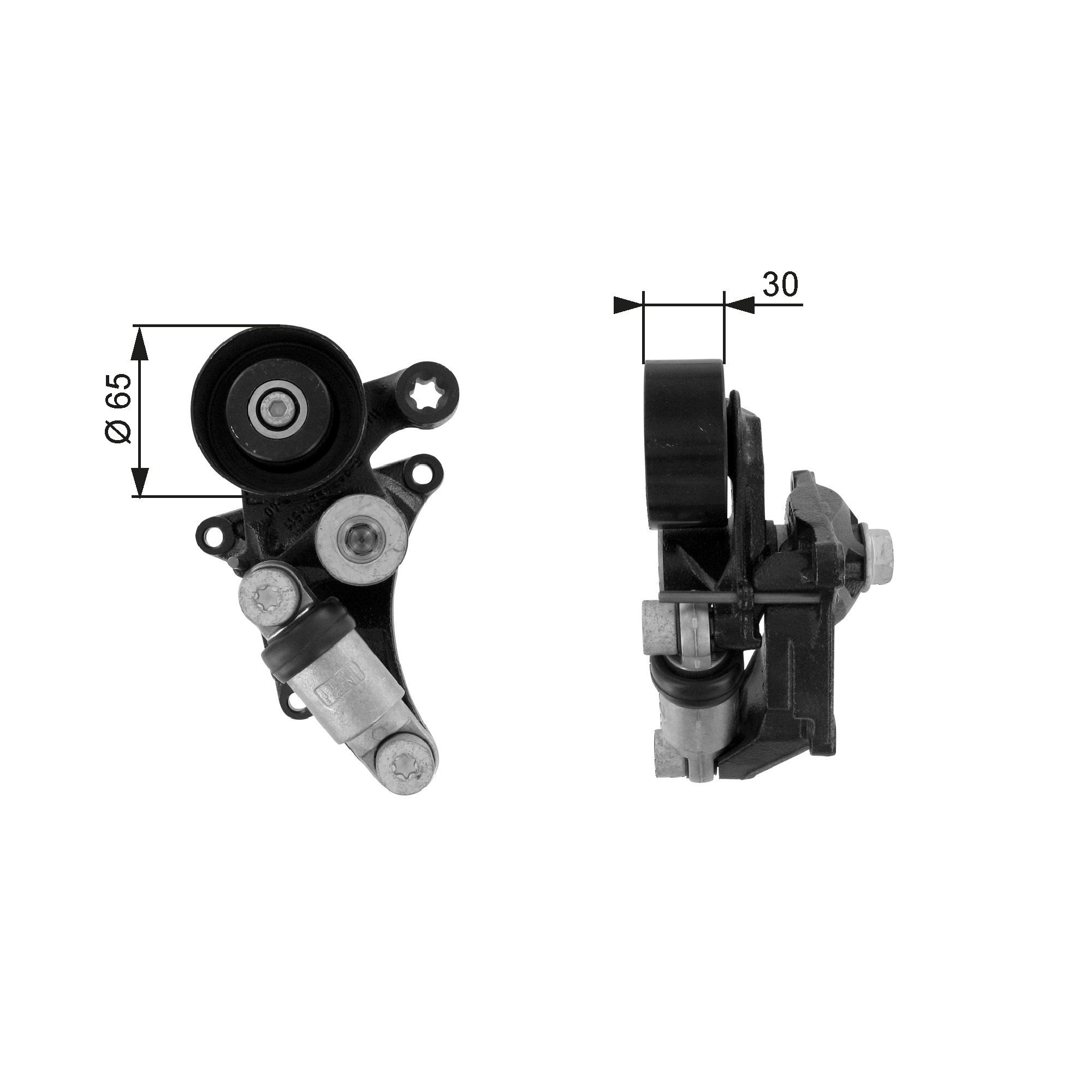GATES FleetRunner™ Micro-V® Kit T38305 Tensioner pulley