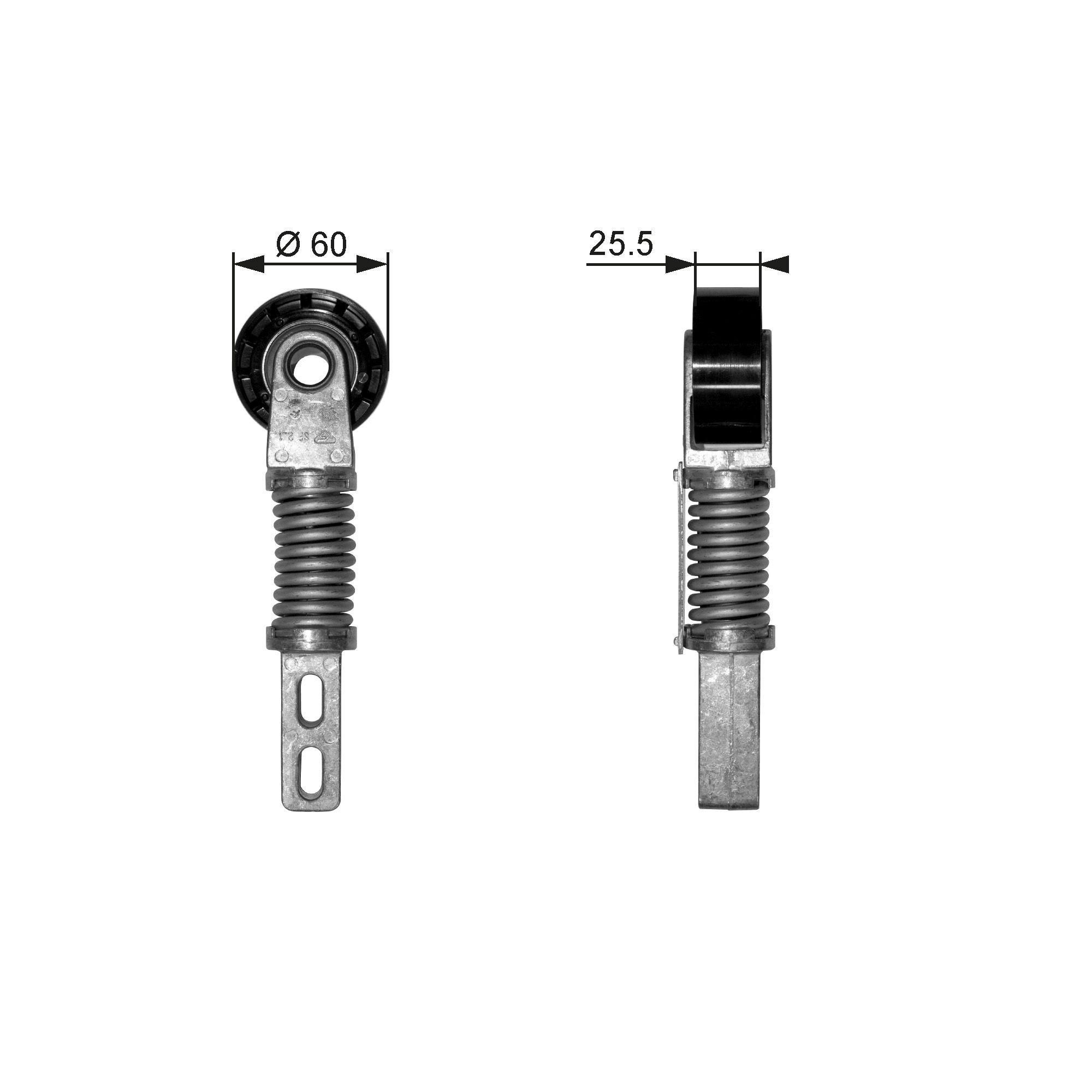GATES FleetRunner™ Micro-V® Kit T38355 Tensioner pulley