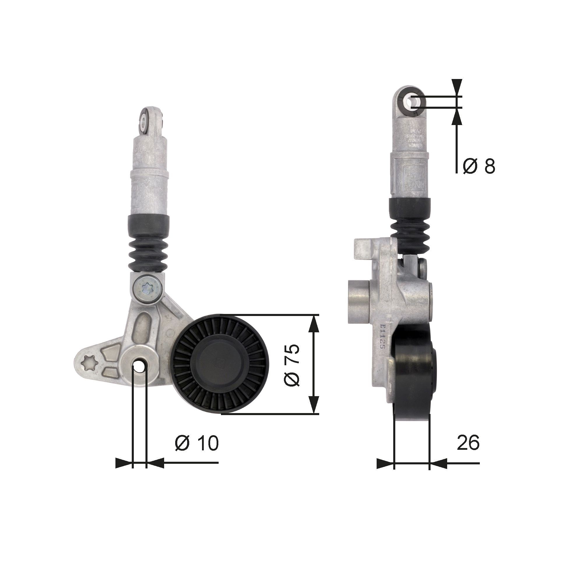GATES FleetRunner™ Micro-V® Kit T39099 Tensioner pulley