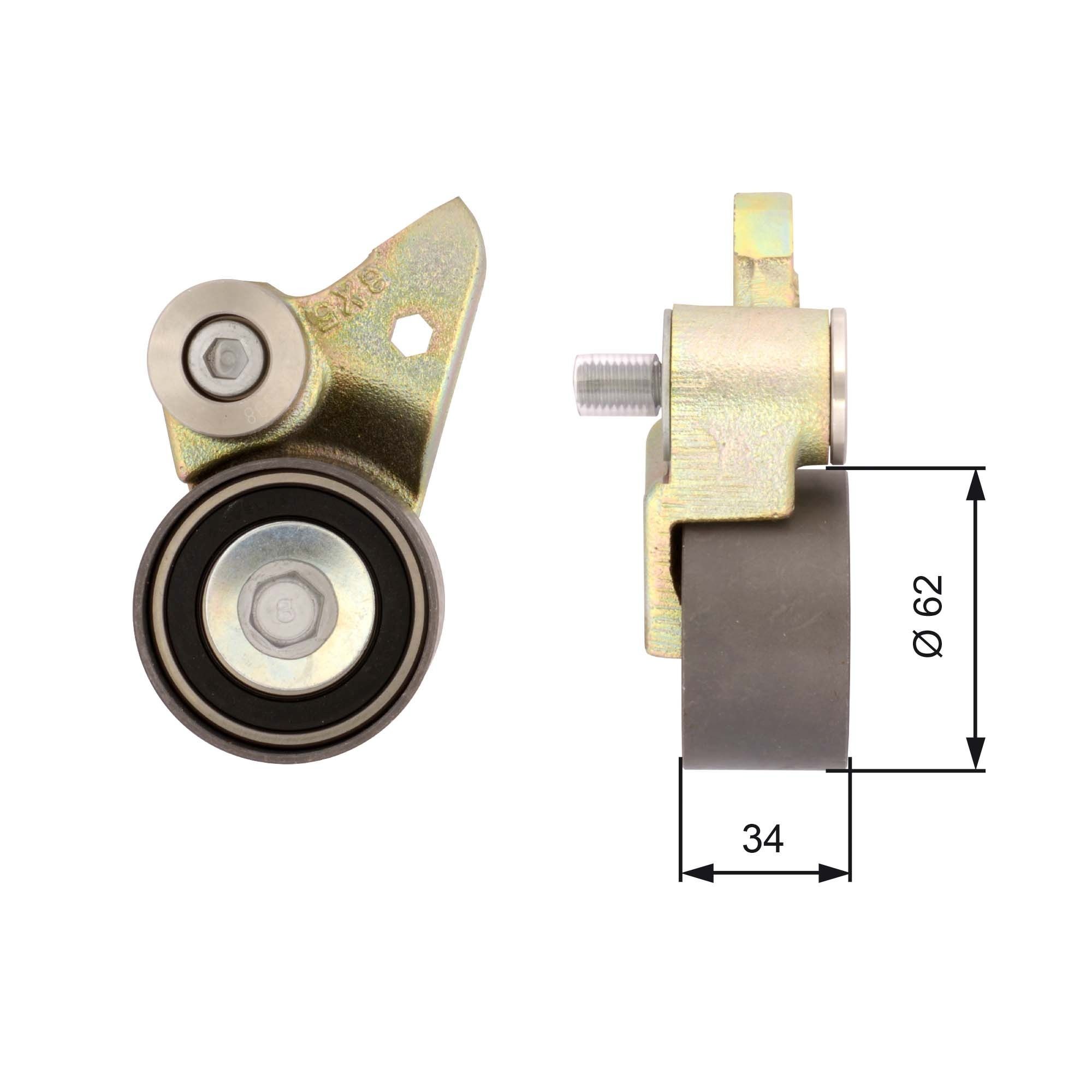 GATES FleetRunner™ Micro-V® Stretch Fit® T41098 Timing belt tensioner pulley