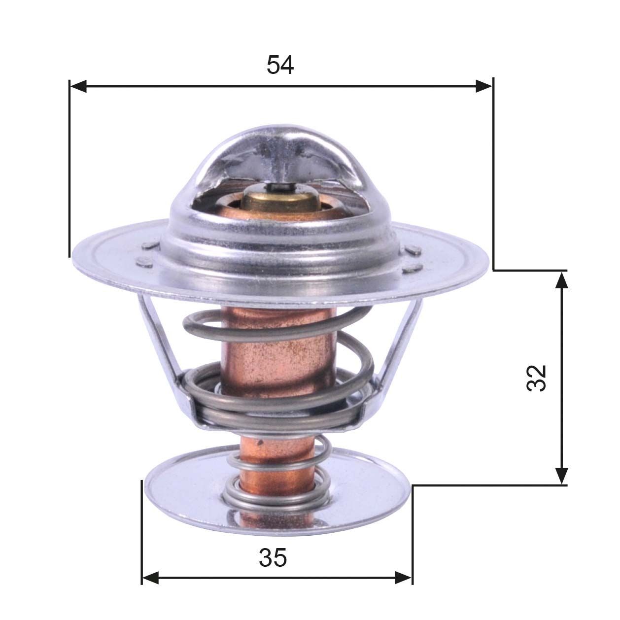 GATES TH11292G1 Engine thermostat Opening Temperature: 92°C, with gaskets/seals, without housing