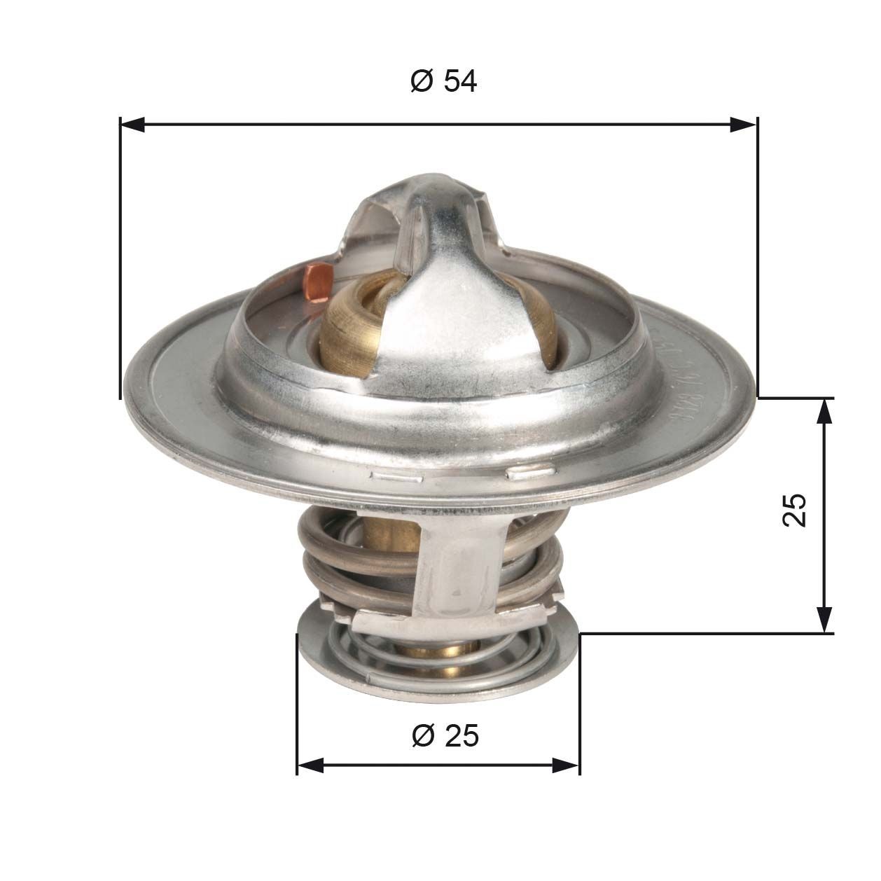GATES TH13076G1 Engine thermostat Opening Temperature: 76°C, with gaskets/seals, without housing