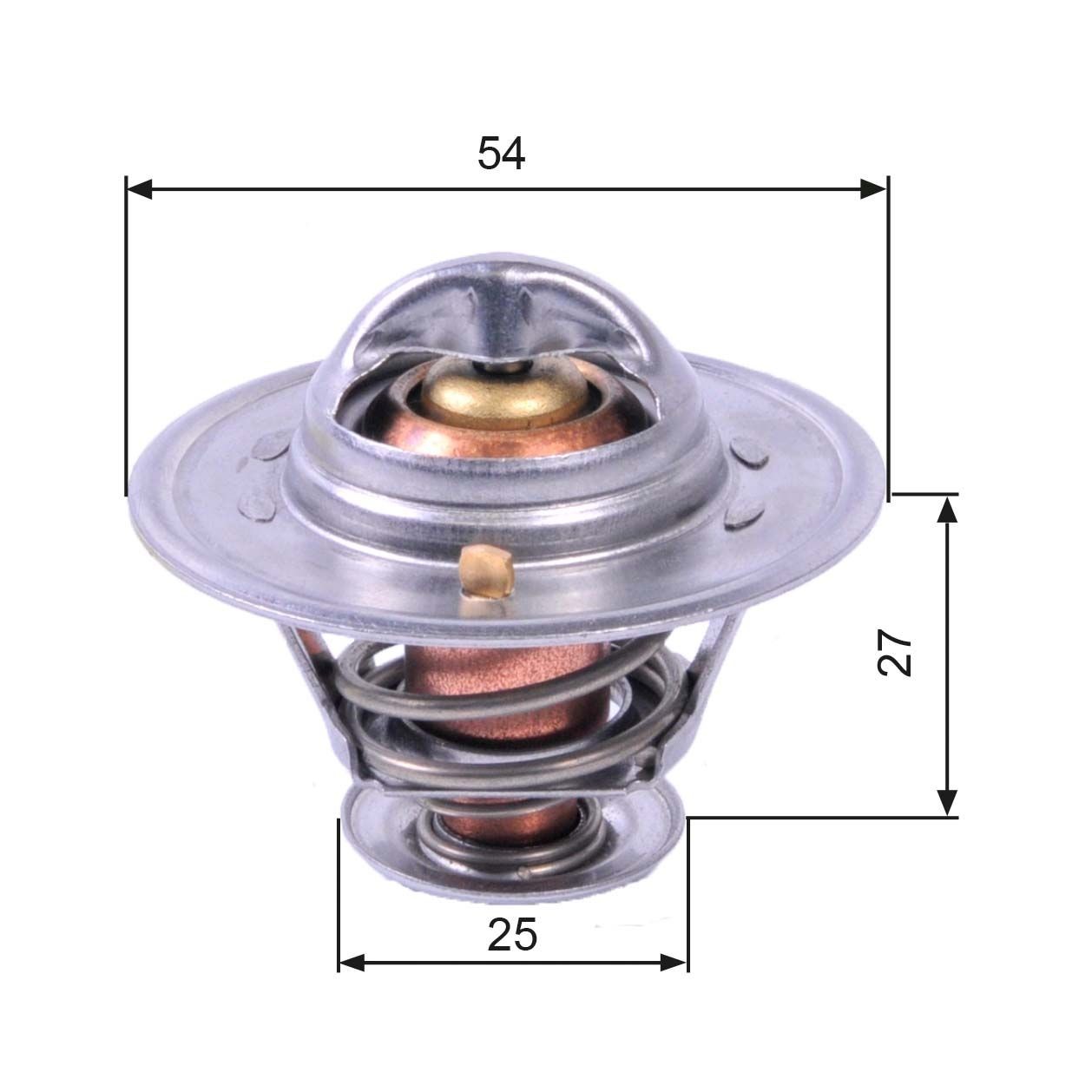 GATES TH22779G1 Engine thermostat Opening Temperature: 79°C, with gaskets/seals, without housing