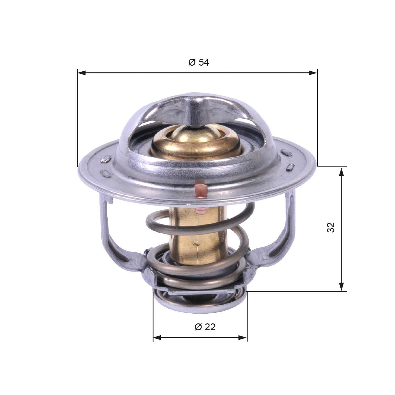 Great value for money - GATES Engine thermostat TH42589G1
