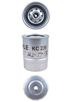 MAHLE ORIGINAL Fuel filter KC 236