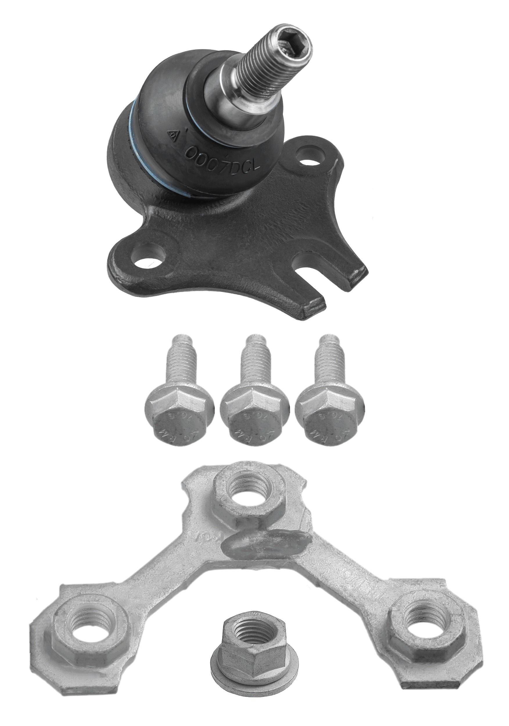LEMFÖRDER Front Axle, Lower, both sides, outer Thread Size: M12x1,5 Suspension ball joint 10171 04 buy