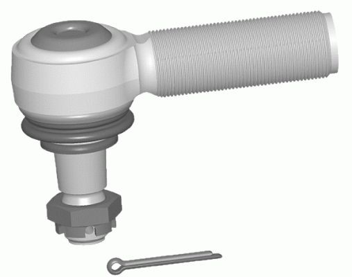 LEMFÖRDER 11377 03 Track rod end Cone Size 20 mm, M24x1,5 mm, Front Axle, with accessories