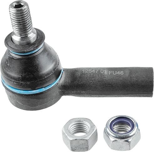 LEMFÖRDER 12547 01 Track rod end Cone Size 16 mm, Front Axle, both sides, outer, with accessories