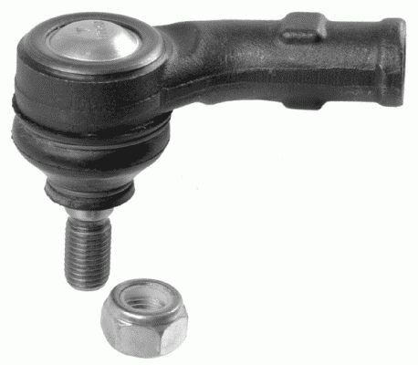 LEMFÖRDER 13792 02 Track rod end Cone Size 14 mm, Front Axle Left, outer, with accessories