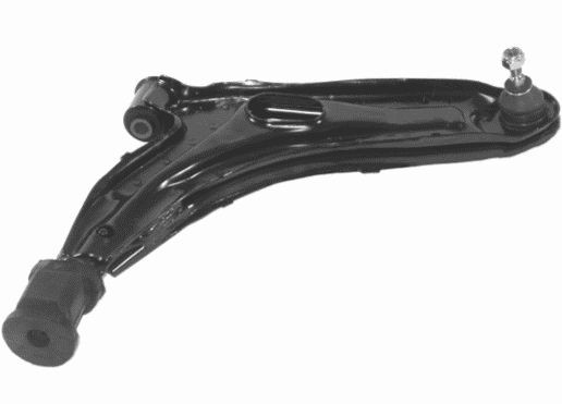 LEMFÖRDER 20028 01 Suspension arm with rubber mount, Front Axle, Lower, Right, Control Arm, Sheet Steel