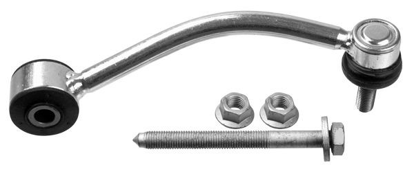 LEMFÖRDER 26051 02 Anti-roll bar link Rear Axle, Right, with accessories
