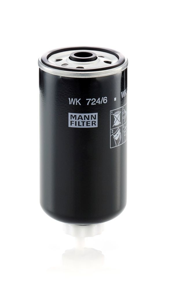 MANN-FILTER WK724/6 Fuel filter 504287009