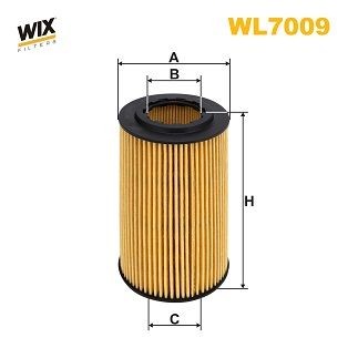 WIX FILTERS WL7009 Oil filter A 112 184 06 25