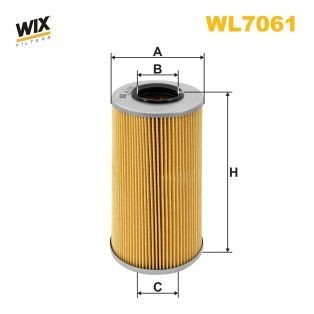 WIX FILTERS WL7061 Oil filter A606 180 0109