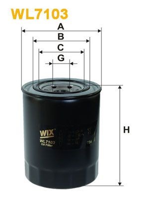 WIX FILTERS WL7103 Oil filter S213-23-802