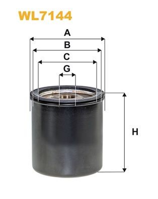 WIX FILTERS M18x1.5, Spin-on Filter Inner Diameter 2: 77, 62mm, Ø: 80mm, Height: 90mm Oil filters WL7144 buy