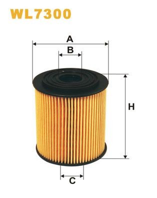 WIX FILTERS WL7300 Oil filter 04693140 AA