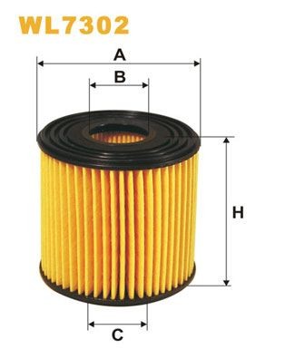 WIX FILTERS WL7302 Oil filter 15208BN31A