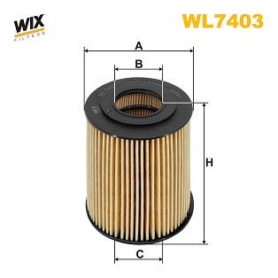WIX FILTERS WL7403 Oil filter Filter Insert