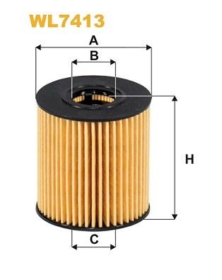 WIX FILTERS WL7413 Oil filter MN 982419