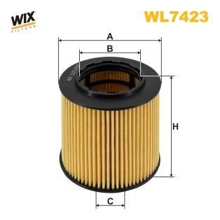 WIX FILTERS WL7423 Oil filters BMW E61 523i 2.5 177 hp Petrol 2006 price