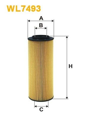WIX FILTERS WL7493 Oil filter 263203A000