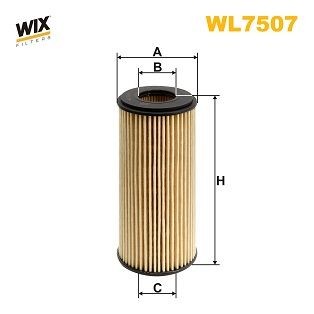 WIX FILTERS WL7507 Oil filter 06L115562