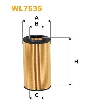 WIX FILTERS WL7535 Oil filter 9A7.198.405.20