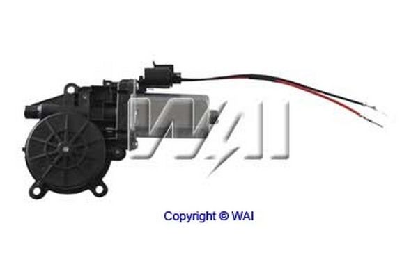 WAI WMO1000L Electric Motor, window regulator 12V, Vehicle Door