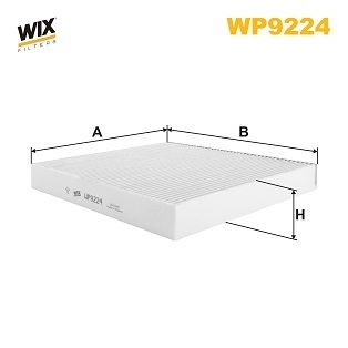 WIX FILTERS WP9224 Pollen filter 8100407XKY00A