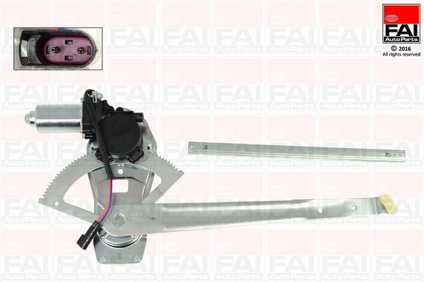 Window regulator repair kit FAI AutoParts Operating Mode: Electric, with electric motor - WR289M