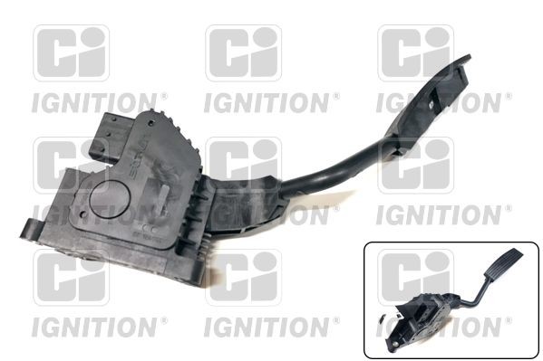 QUINTON HAZELL XAPS105 Accelerator pedal position sensor FIAT 500 2009 in original quality