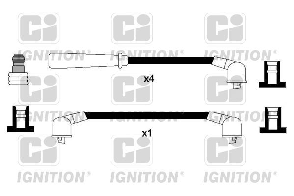 QUINTON HAZELL XC1231 Ignition Cable Kit 33706-83x50