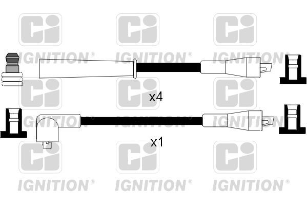 QUINTON HAZELL XC772 Ignition lead MAZDA 929 III Saloon (HC) 2.2 12V 128 hp Petrol 1991 price