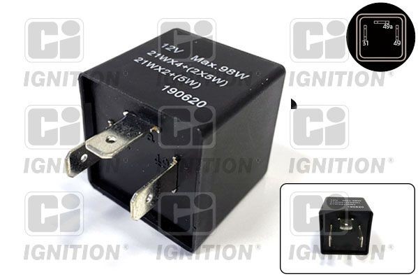 Ford TRANSIT Indicator relay 12716948 QUINTON HAZELL XFL115 online buy
