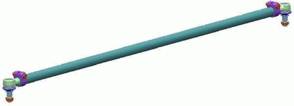 LEMFÖRDER with accessories Cone Size: 30mm, Length: 1646mm Tie Rod 33978 01 buy