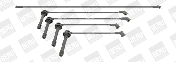 Original ZEF1661 BERU Ignition cable set NISSAN